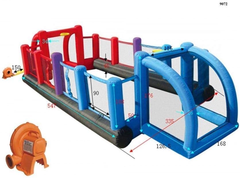 Terrain de football gonflable