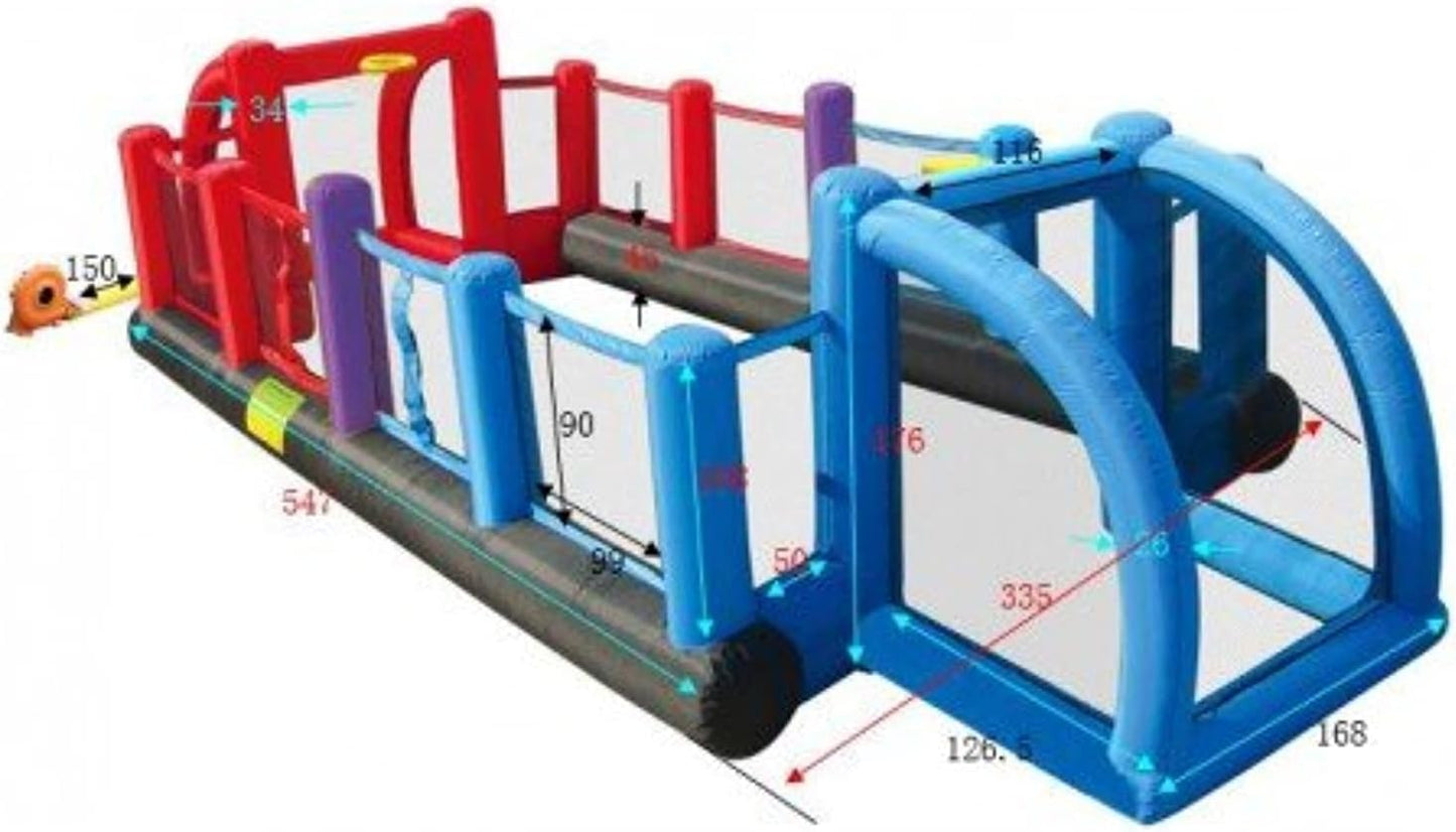 Terrain de football gonflable
