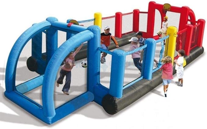 Terrain de football gonflable